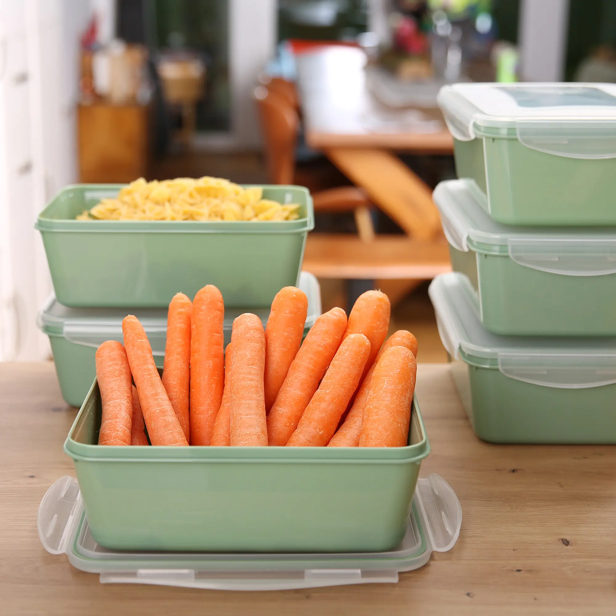 your GEAR Pila Set - 6 Frischhaltedosen 2500 ml für Lebensmittel mit Deckel